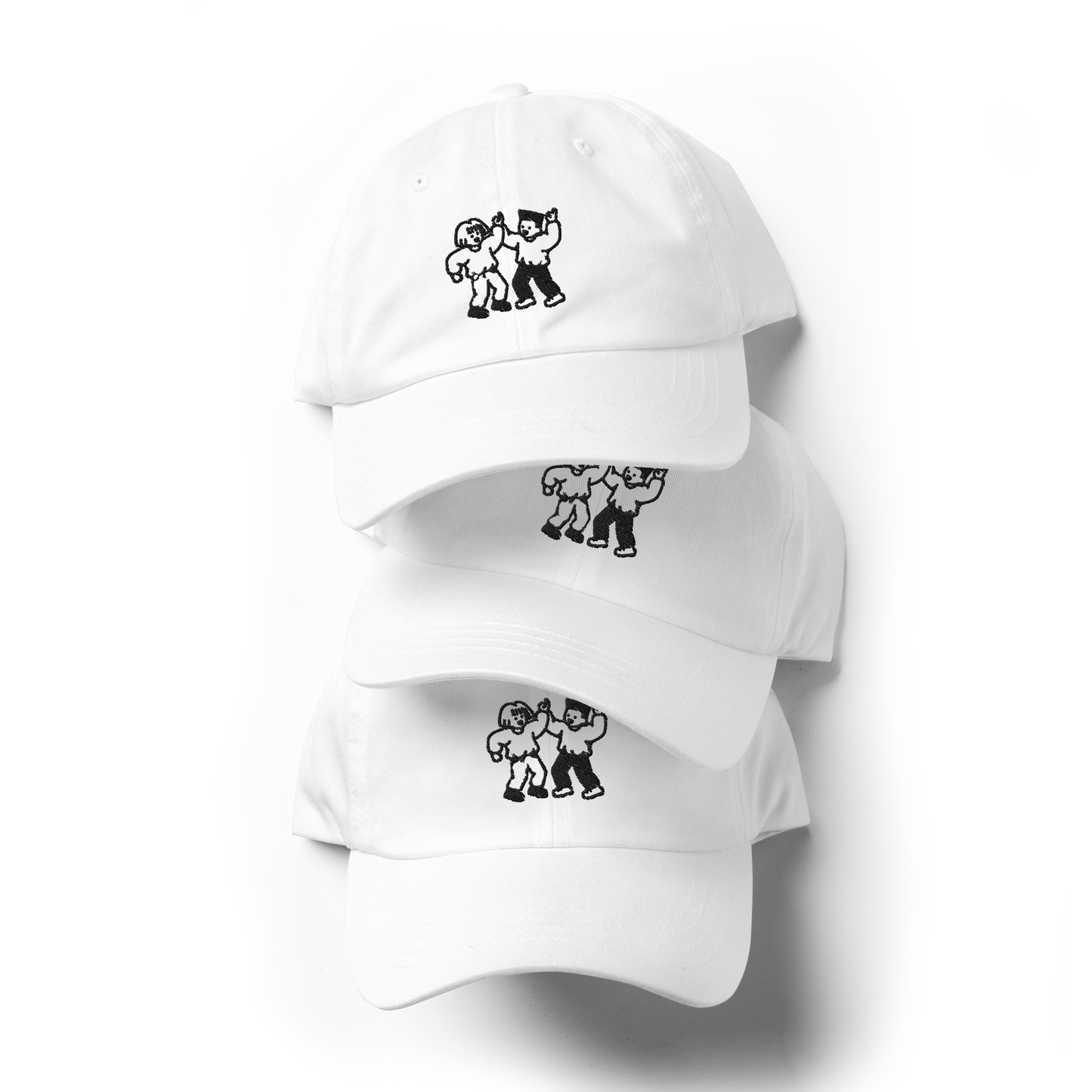 Moods Intl Label Hat (Black and White)